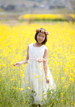 一面菜の花！やっぱり菜の花が引き立て役です（笑）